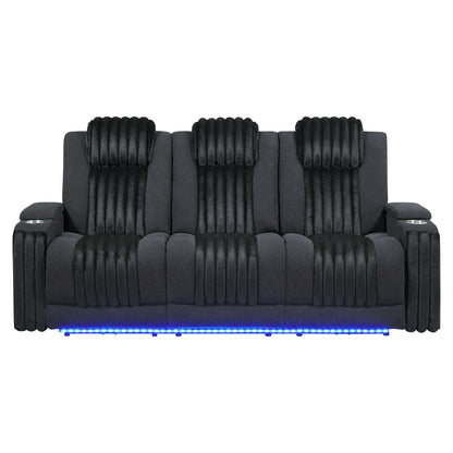 Duran Power Reclining Sofa and Drop Down Table