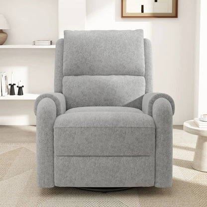 Manual Recliner Massage Chair gray fabric swivel rocker by Unique Piece Furniture on Tampa Home & Garden Store
