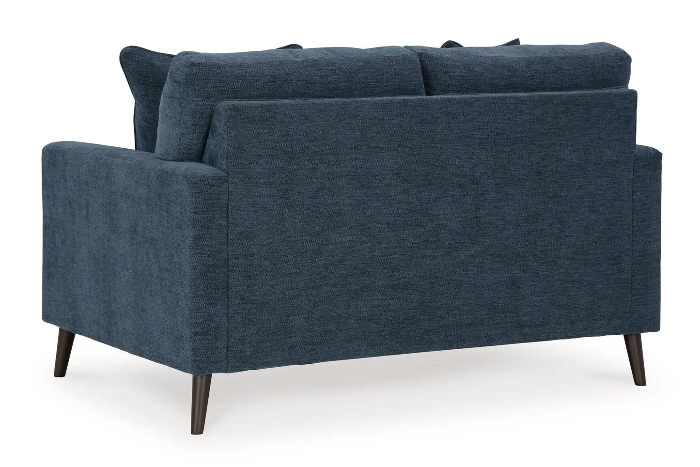 Bixler Loveseat Navy Modern Profile Design