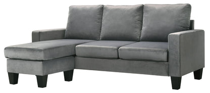 Jessica Reversible Sofa Chaise for Small Homes