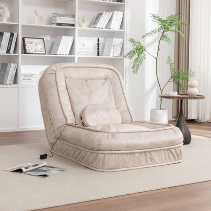 Bean bag floor sofa with massage pillow, 5 positions and 2 pillows HouseOfZazla on Tampa Home & Garden Store