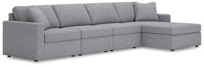 Modmax Sectional in Granite Performance Fabric