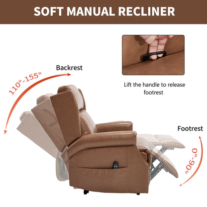 Manual Recliner With Vibrations and Heat