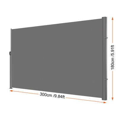 Retractable Aluminum and Outdoor Privacy Awning