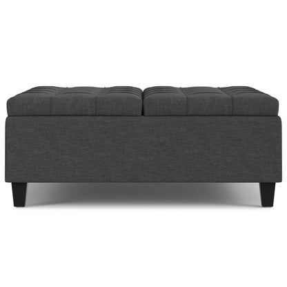 Harrison Upholstered Coffee Table Storage Ottoman