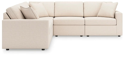 Modmax Sectional Oyster beige chaise sofa by Unique Piece Furniture on Tampa Home & Garden Store