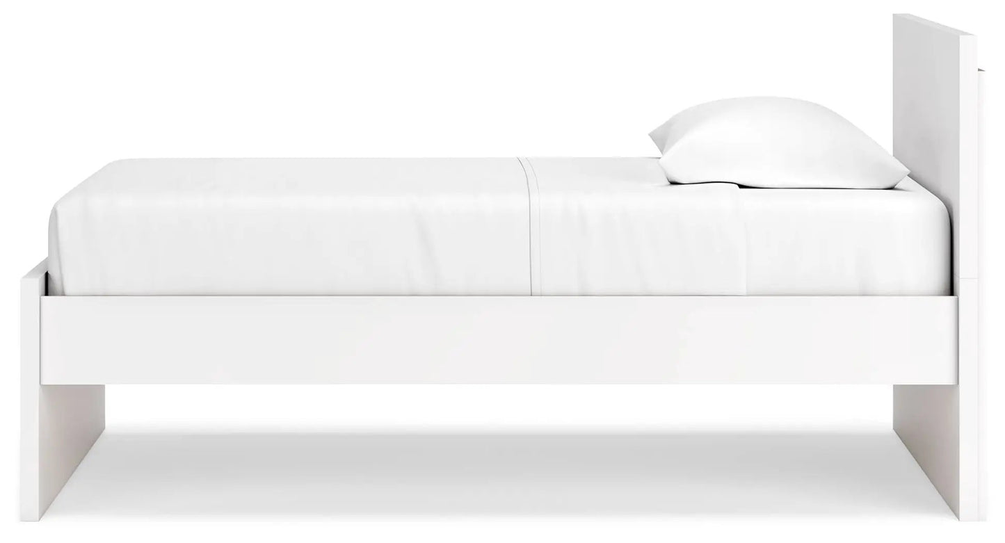 Onita Panel Platform Bed white finish, storage bed by Unique Piece Furniture on Tampa Home & Garden Store