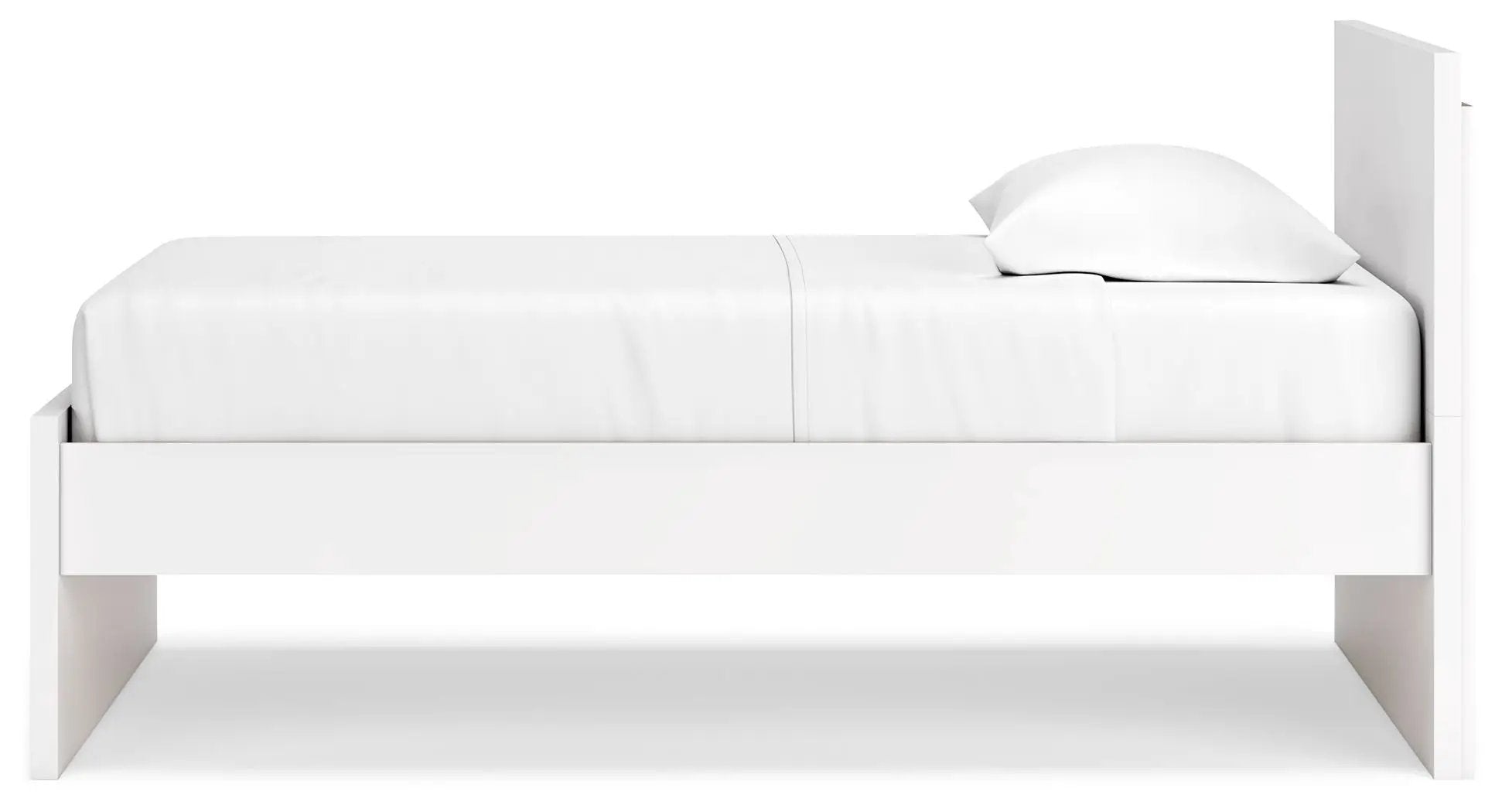 Onita Panel Platform Bed white finish, storage bed by Unique Piece Furniture on Tampa Home & Garden Store
