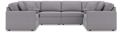 Modmax Sectional in Granite Performance Fabric