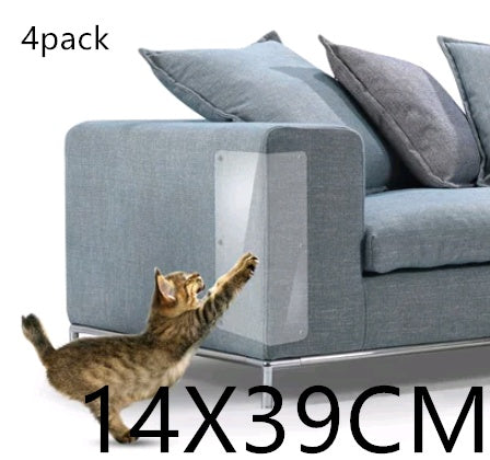 Cat Claw Protector Sofa Pads, Pet Zen 4-pack, clear armrest protectors 14x39cm on Tampa Home & Garden Store