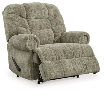 Movie Man Large Wall Recliner in Plush Upholstery
