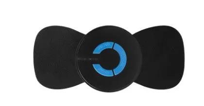 Smart neck and shoulder massager with black fabric pads and blue magnetic ring on Tampa Home & Garden Store
