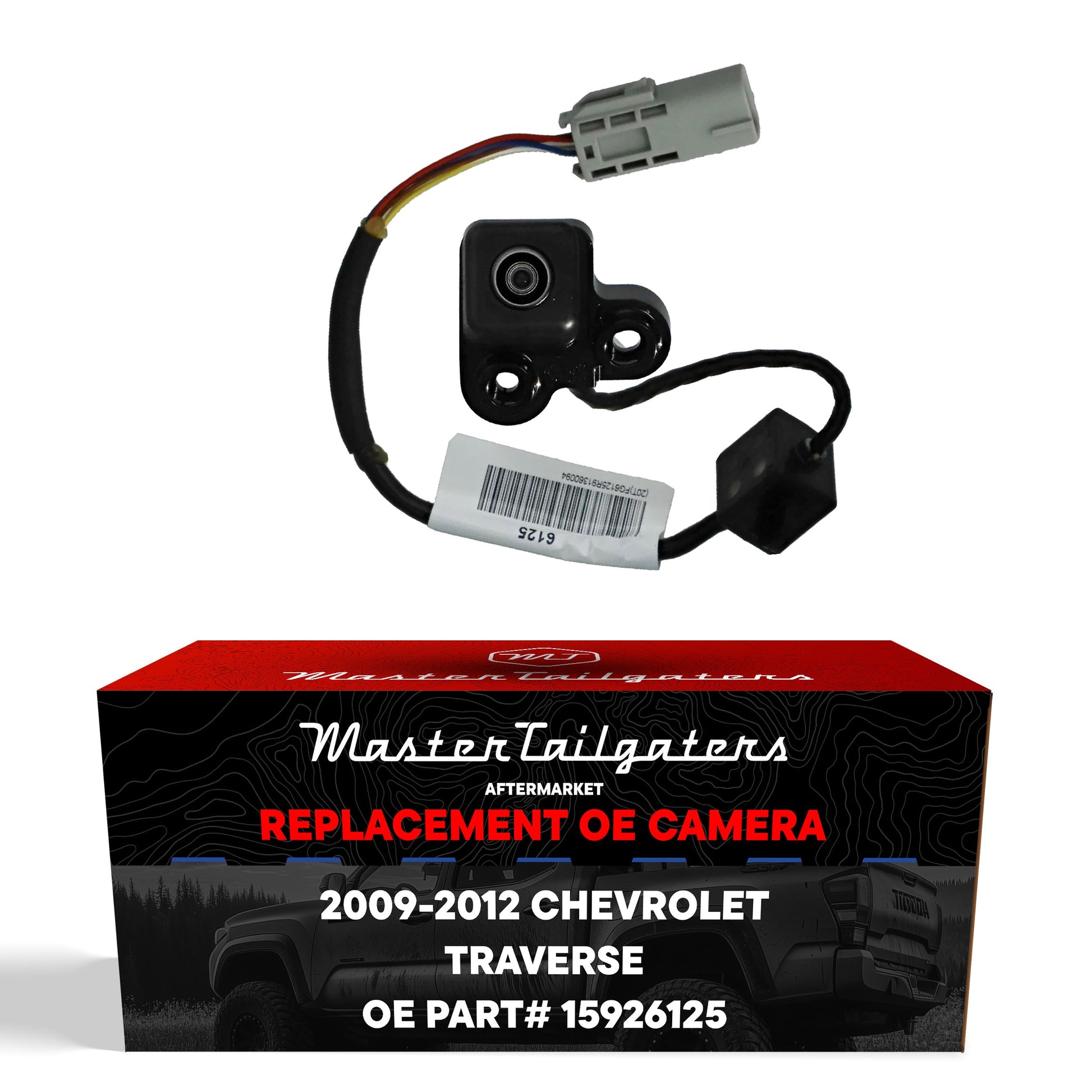 Chevrolet Traverse backup camera by Master Tailgaters with harness and mount on Tampa Home & Garden Store