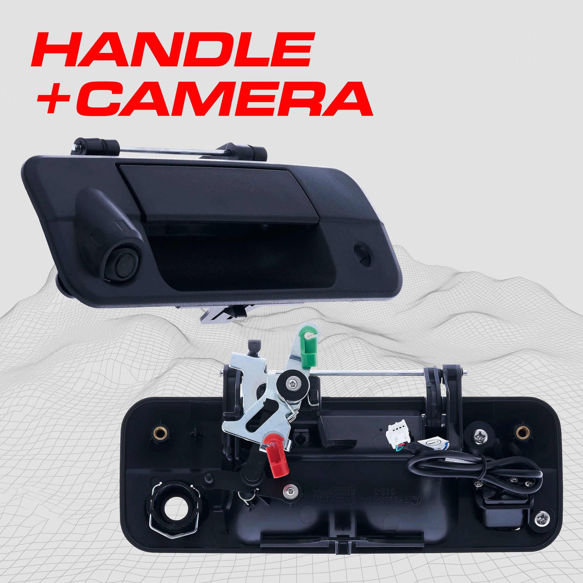 Master Tailgaters black tailgate handle with backup camera for Toyota Tundra on Tampa Home & Garden Store