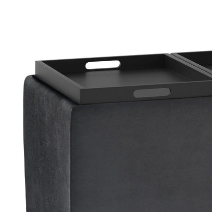Avalon Multi Functional Storage Ottoman Trays