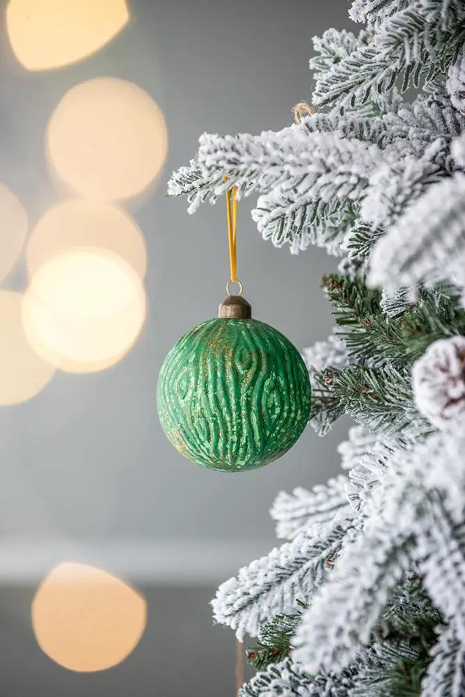 Christmas Ball Glass Ornament and Tree Decoration