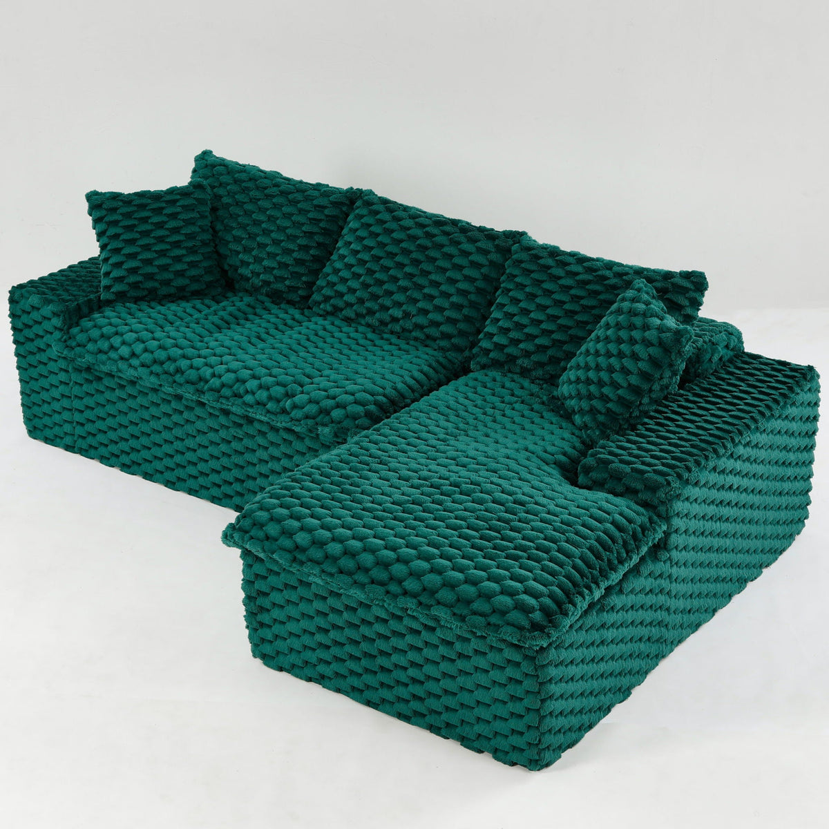 Modular Convertible Sofa and Twin Chaise Lounge