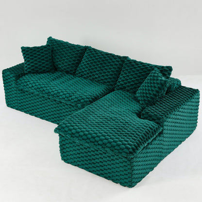 Modular Convertible Sofa and Twin Chaise Lounge