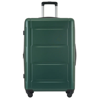 HouseOfZazla green ABS expandable luggage with spinner wheels 20in/28in TSA lock on Tampa Home & Garden Store