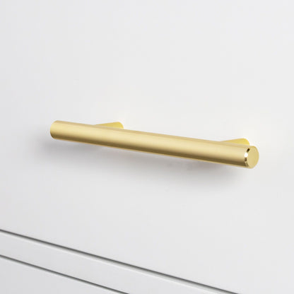 HouseOfZazla cat litter box enclosure Gold hardware rod on white background on Tampa Home & Garden Store