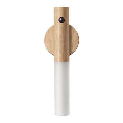 Rechargeable motion sensor night light magnetic wooden wall lamp natural wood UpTrend Deals on Tampa Home & Garden Store
