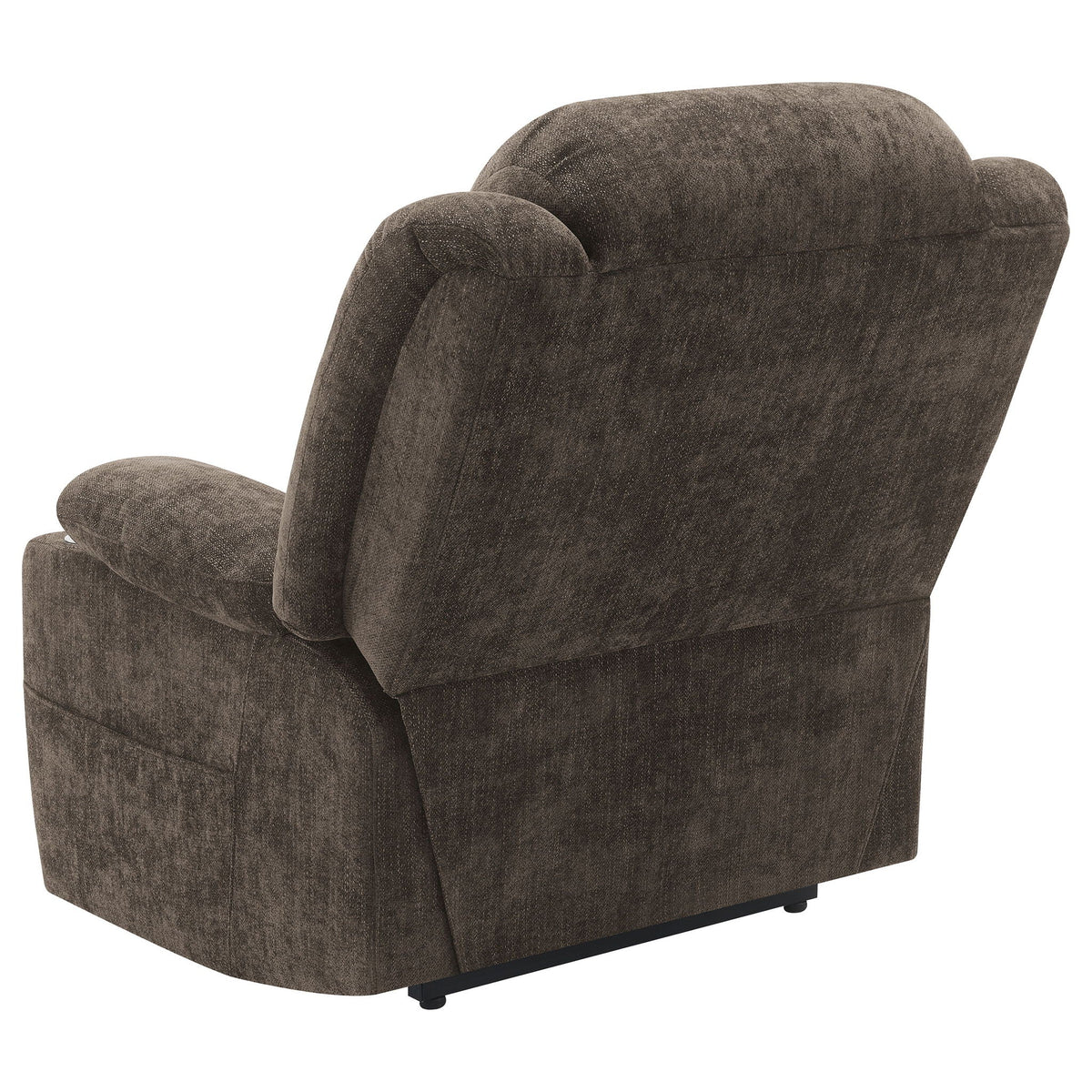 Beca upholstered lift recliner by HouseOfZazla in brown textured fabric on Tampa Home & Garden Store