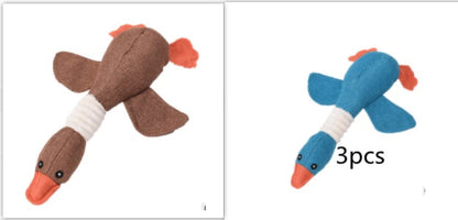 Dayan plush dog toy brown with orange beak and white neck band on Tampa Home & Garden Store
Blue Dayan plush dog toy with orange beak and white neck band, 3pcs on Tampa Home & Garden Store