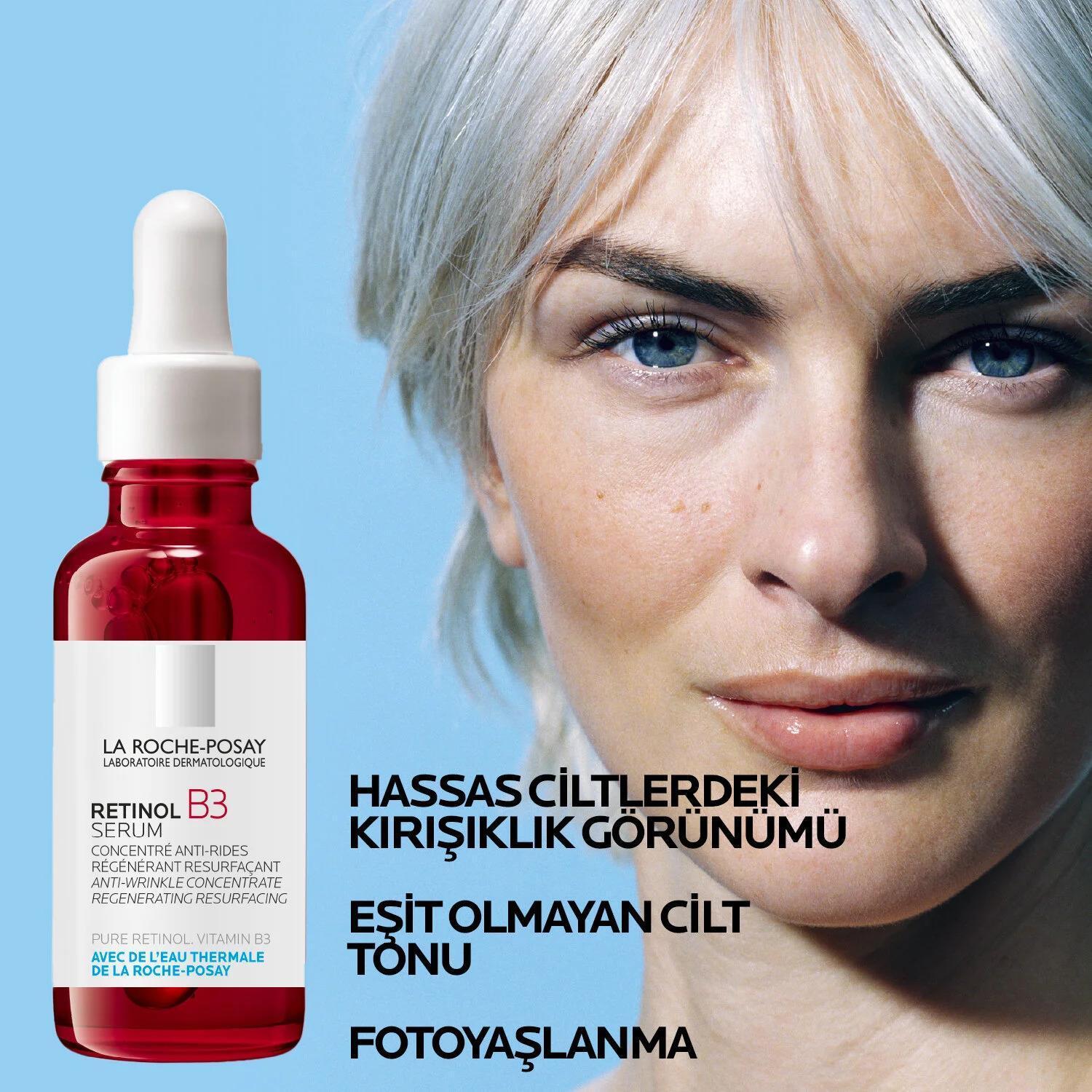La Roche-Posay Retinol B3 Serum bottle with dropper, red glass container on Tampa Home & Garden Store