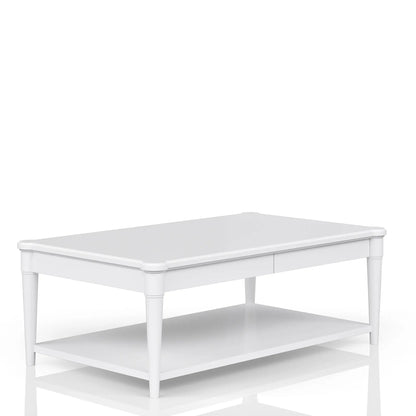 Cocktail Table with Two Drawers and Casters
