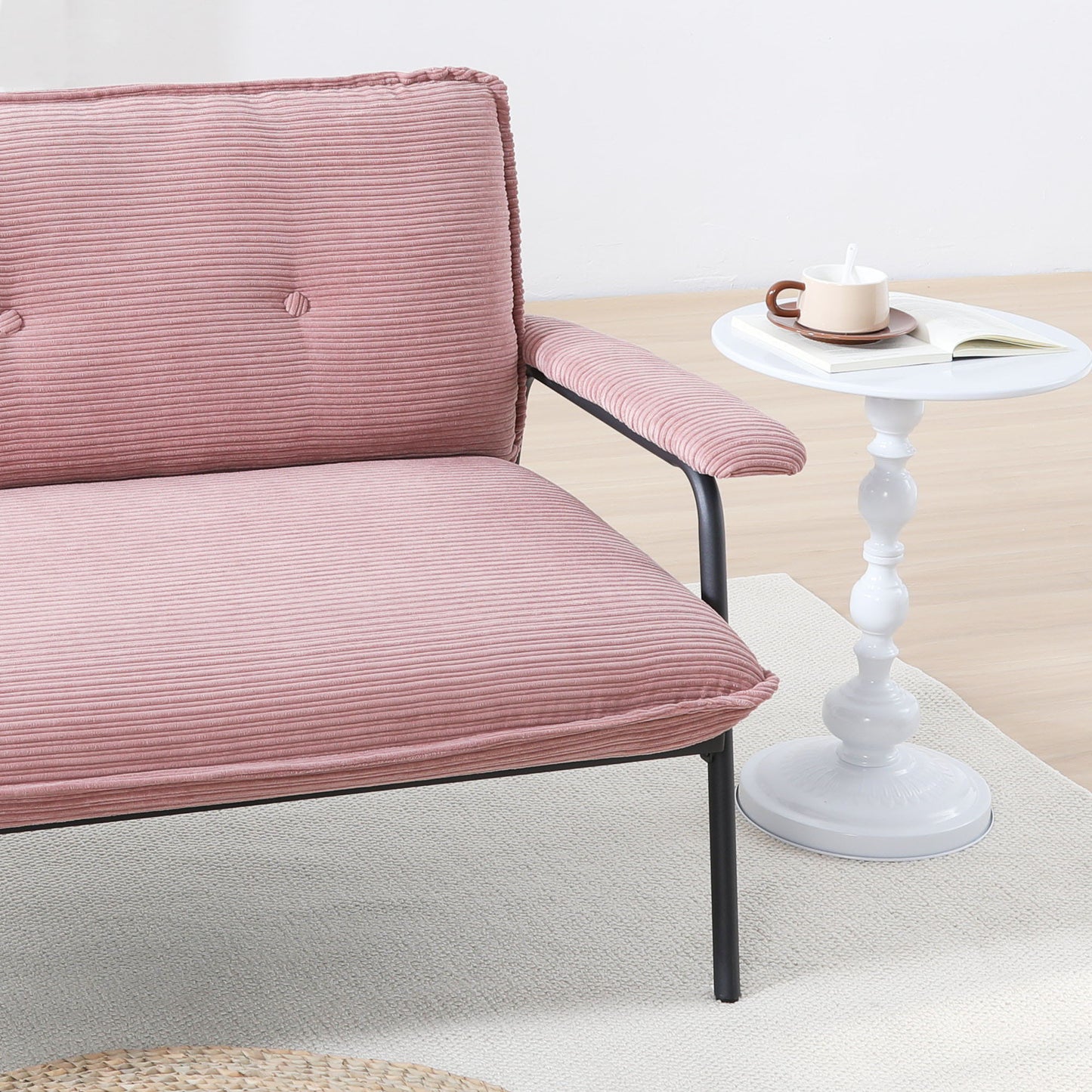 Modern Metal Frame Sofa and Compact Design