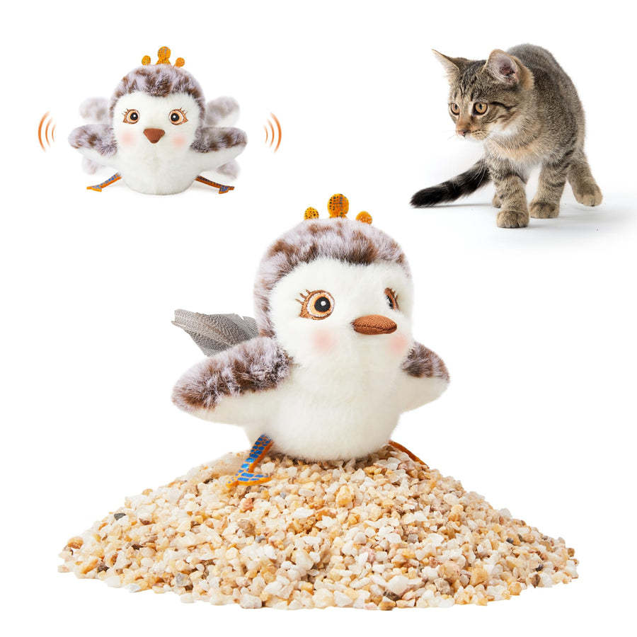 Interactive Cat Plush Toy set of three by Sell My Stuff: USB rechargeable flapping bird plush on Tampa Home & Garden Store