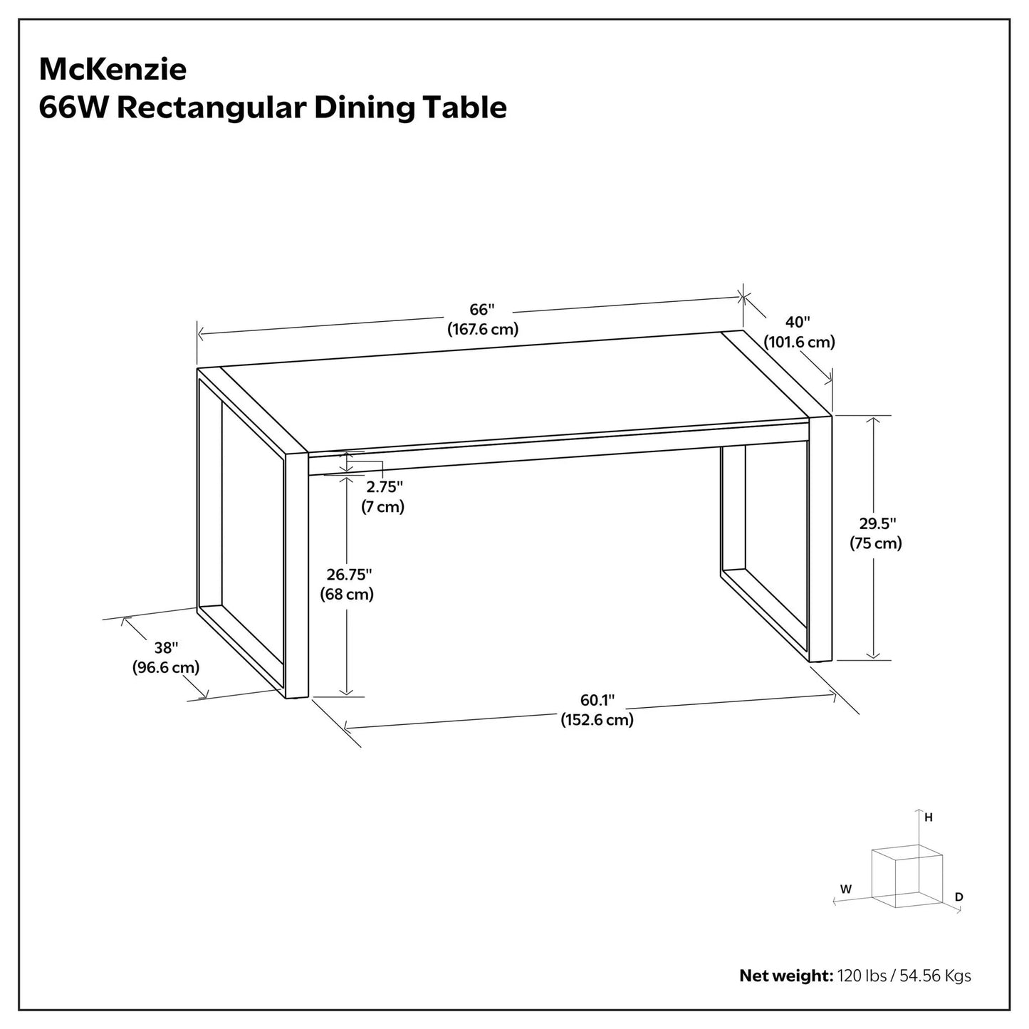 Mckenzie Solid Mango Wood Dining Table With Legs