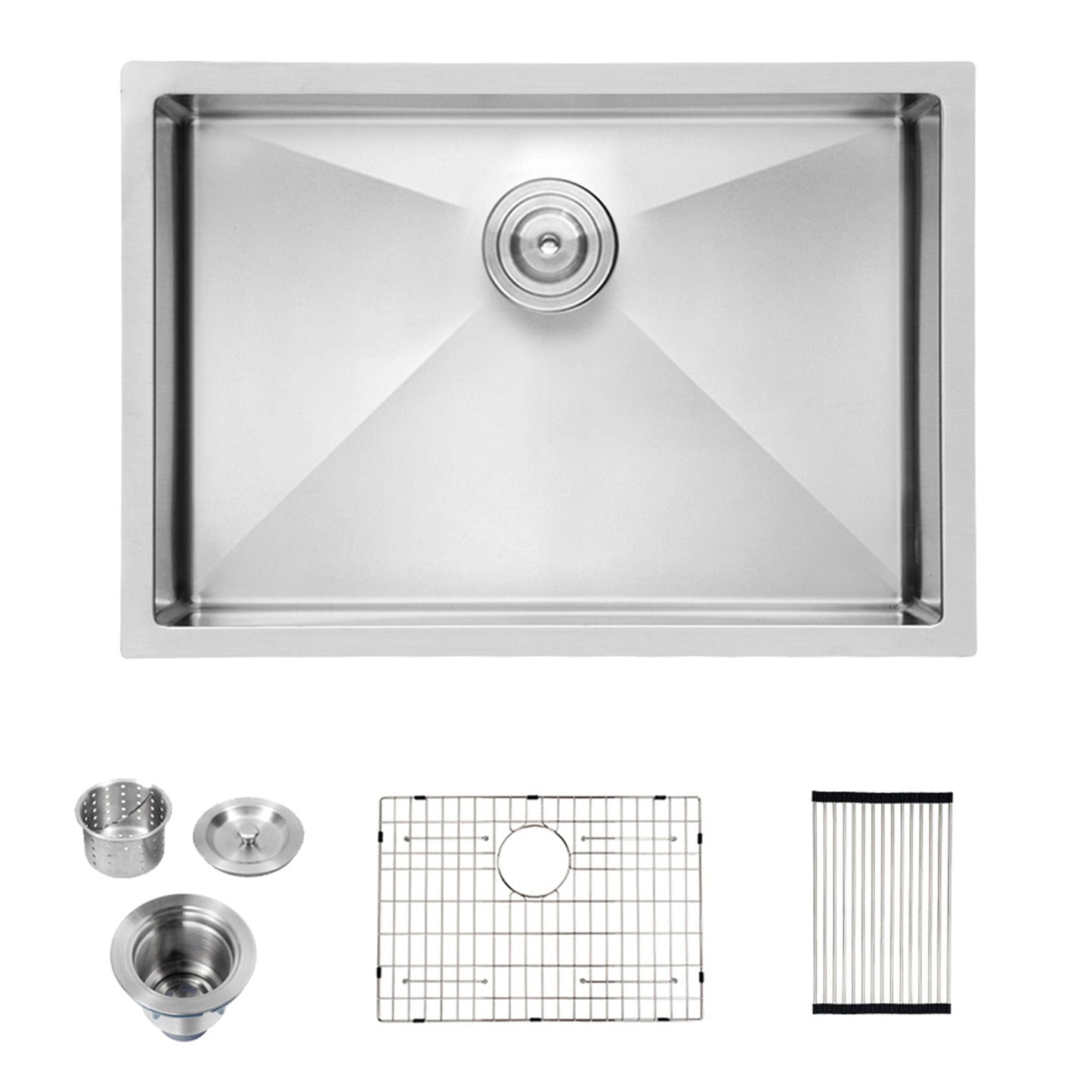 Modern Deep Single Bowl and Stainless Steel Sink