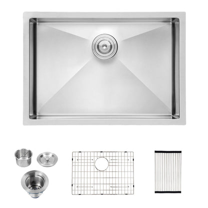 Modern Deep Single Bowl and Stainless Steel Sink