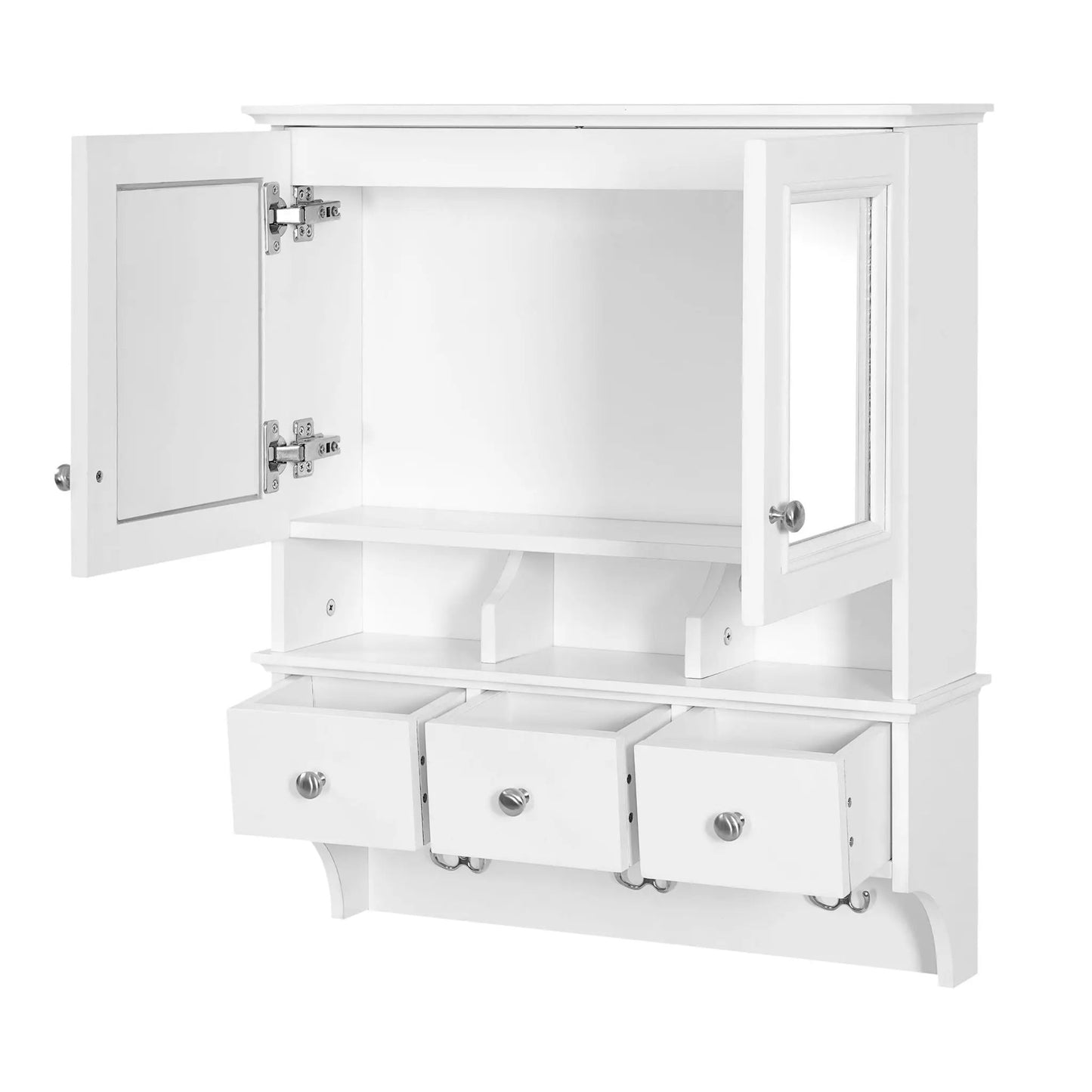 Modern Bathroom Mirror Cabinet With Drawers