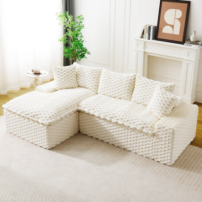 Modular Convertible Sofa and Twin Chaise Lounge