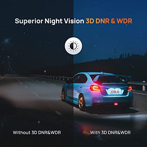 70mai A500S-1 2.7K dash cam with built-in WiFi GPS; night-vision split-screen 3D DNR & WDR on Tampa Home & Garden Store