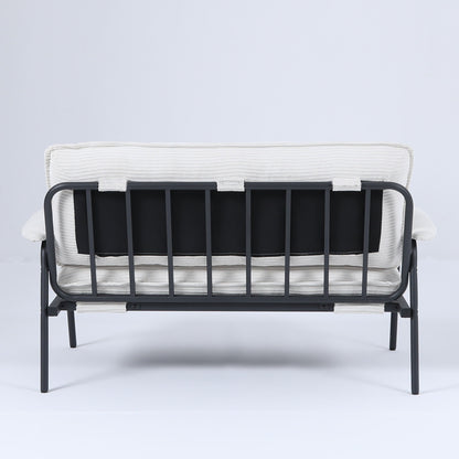 Modern Metal Frame Sofa and Compact Design