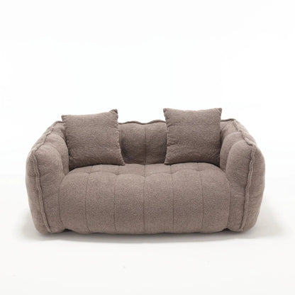 Cozy Beanbag Chair With Resilient Foam Core For 2