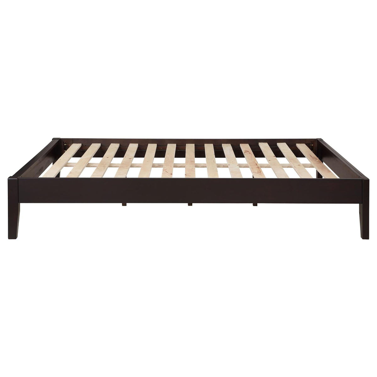 Modern Platform Bed With a Solid Wood Frame