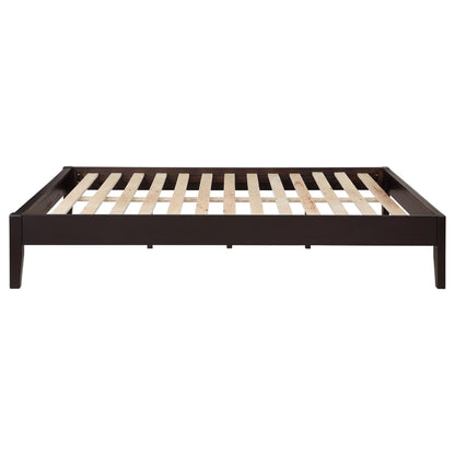 Modern Platform Bed With a Solid Wood Frame