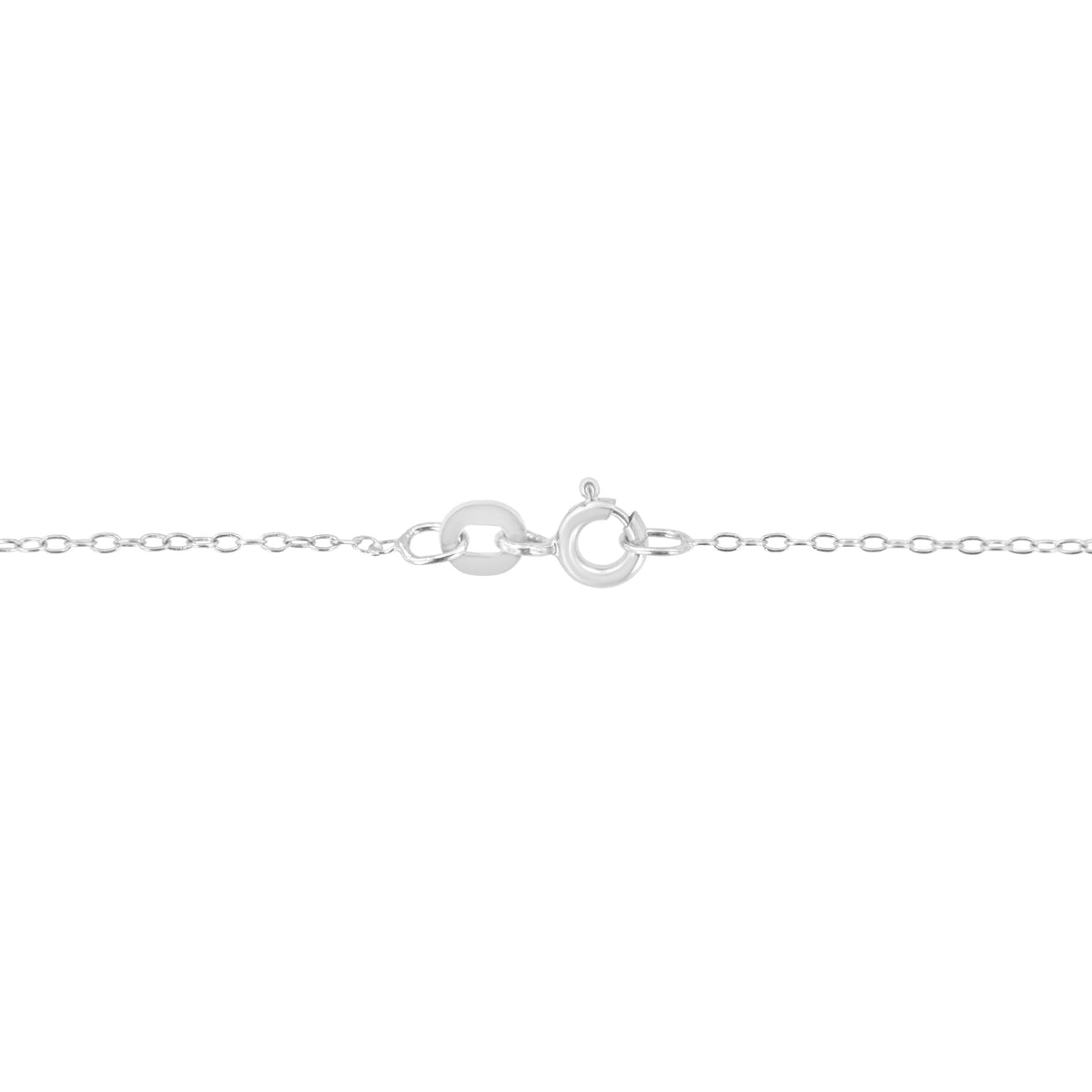 14K white gold chain necklace with spring ring clasp on Tampa Home & Garden Store