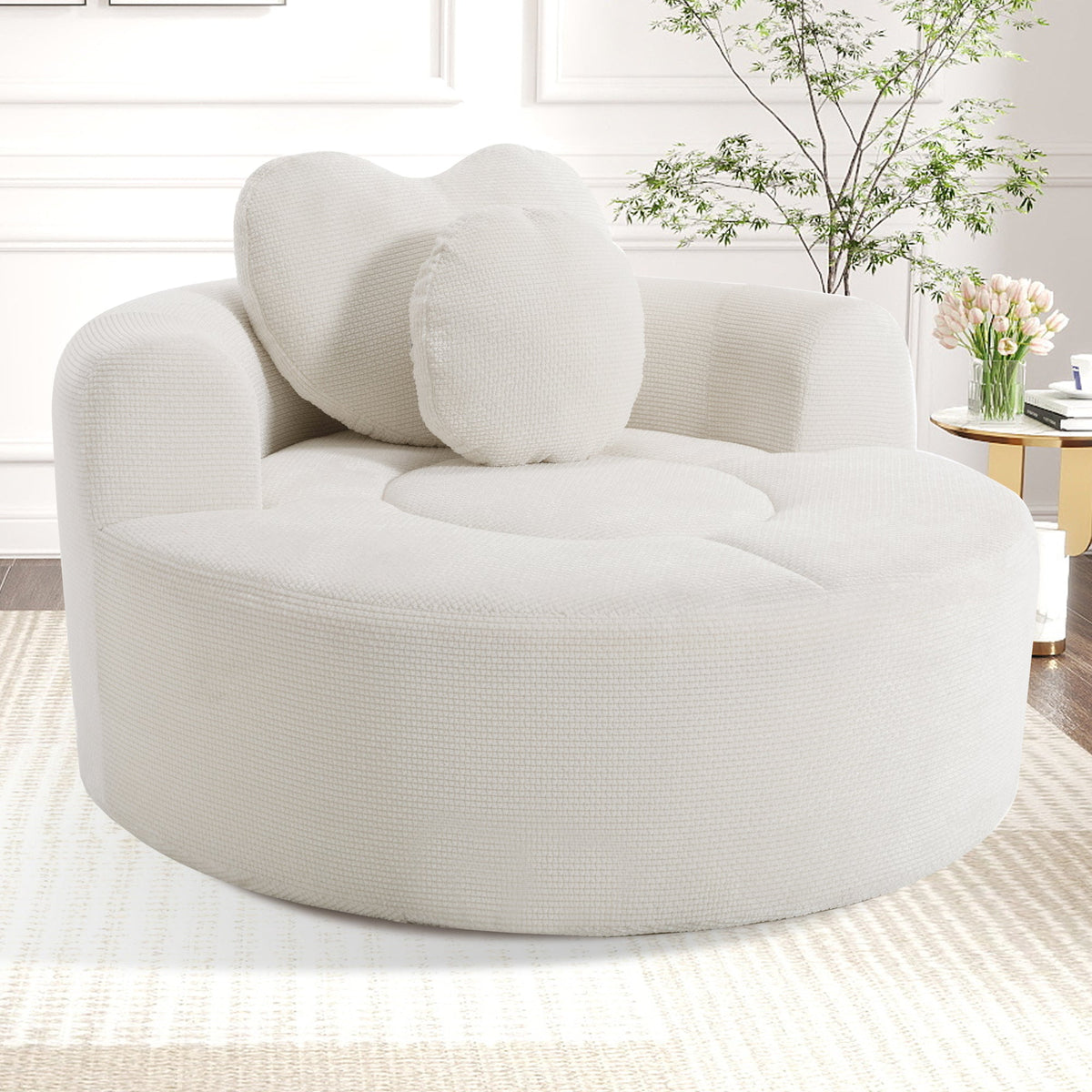 Round Sofa Bed and Cozy Memory Foam Couch
