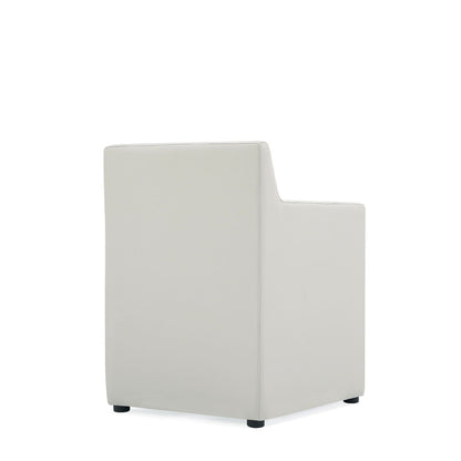 Anna Modern Square Armchair with Foam Cushion