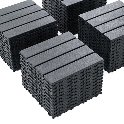 Plastic Interlocking Patio Deck Tiles For Outdoor