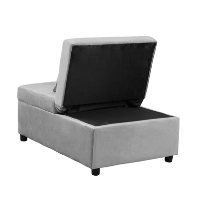 Versatile Folding Ottoman and Sofa Bed Set