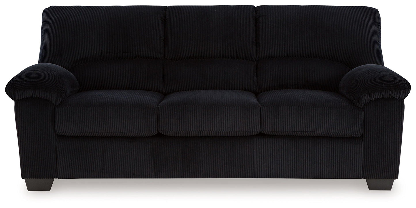 SimpleJoy Corduroy Living Room Sofa and Loveseat