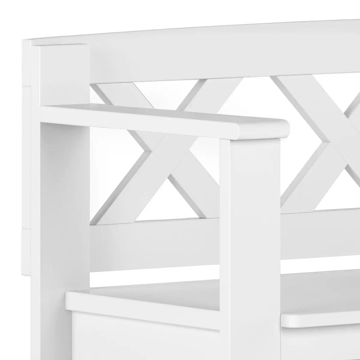 Amherst Small Transitional Entryway Storage Bench