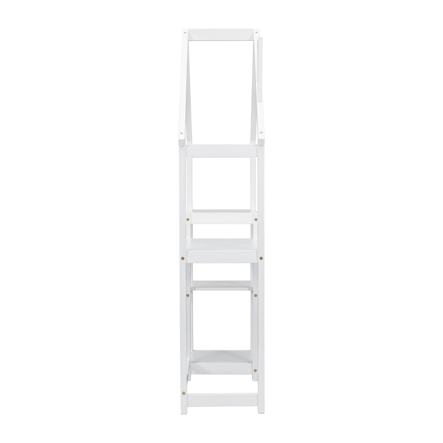 House-shaped Wooden writing Desk,Kids study Table,Bookshelf & Toy Storage,White - Tampa Home & Garden Store