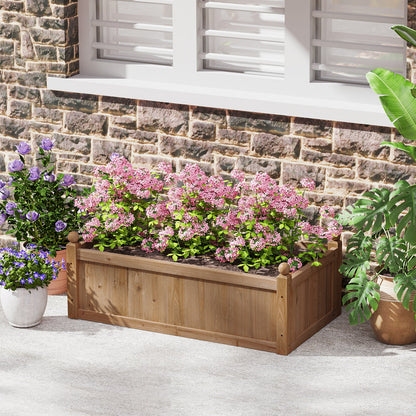 46 x 24 x 16 In. Planter Box with Drainage
